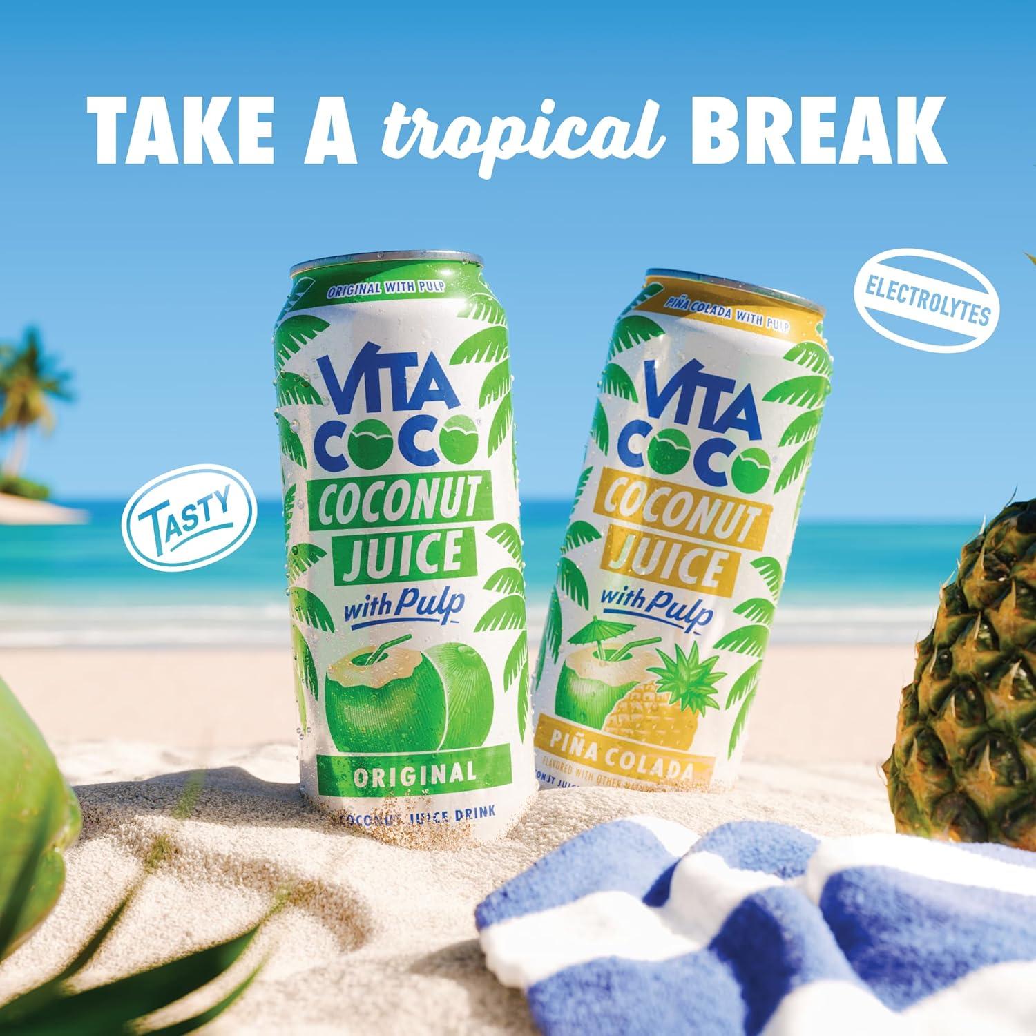 image:imageVita Coco Pina Colada JuiceOriginal with Pulp
