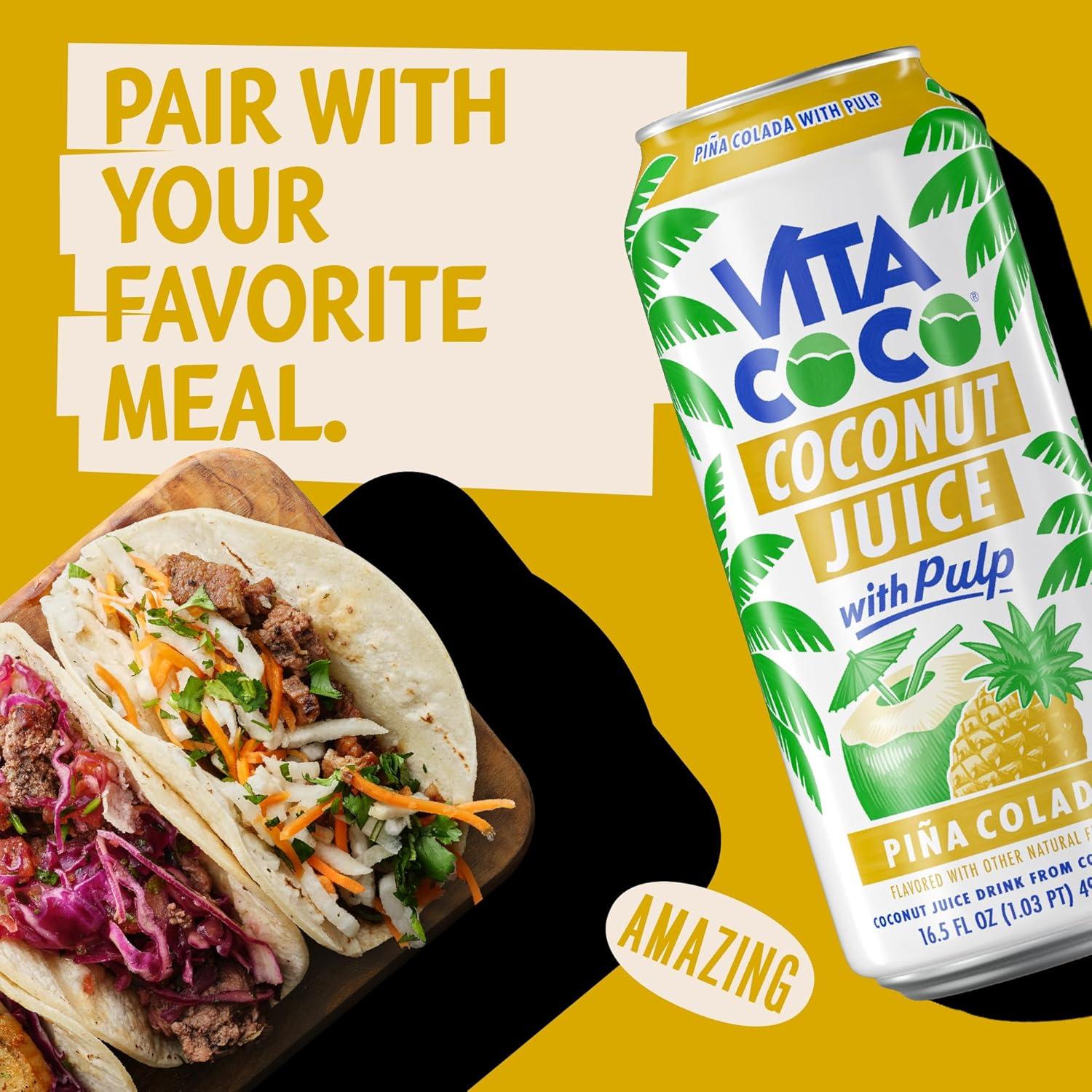 image:imageVita Coco Pina Colada JuicePina Colada with Pulp