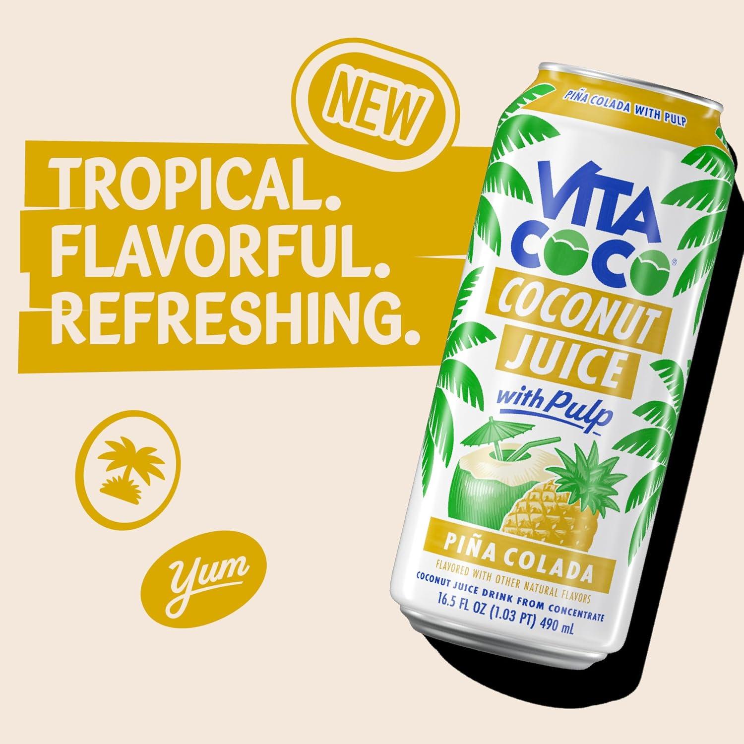 image:imageVita Coco Pina Colada JuicePina Colada with Pulp