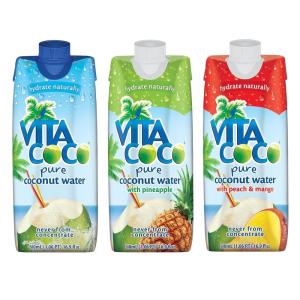 Vita Coco Coconut Water Naturally Hydrating Electrolyte Drink Smart Alternative to Coffee Soda and Sports Drinks Gluten Free, Pineapple, 16.9 Fl Oz (Pack of 12), 202.8 Fl Oz(Variety Pack)