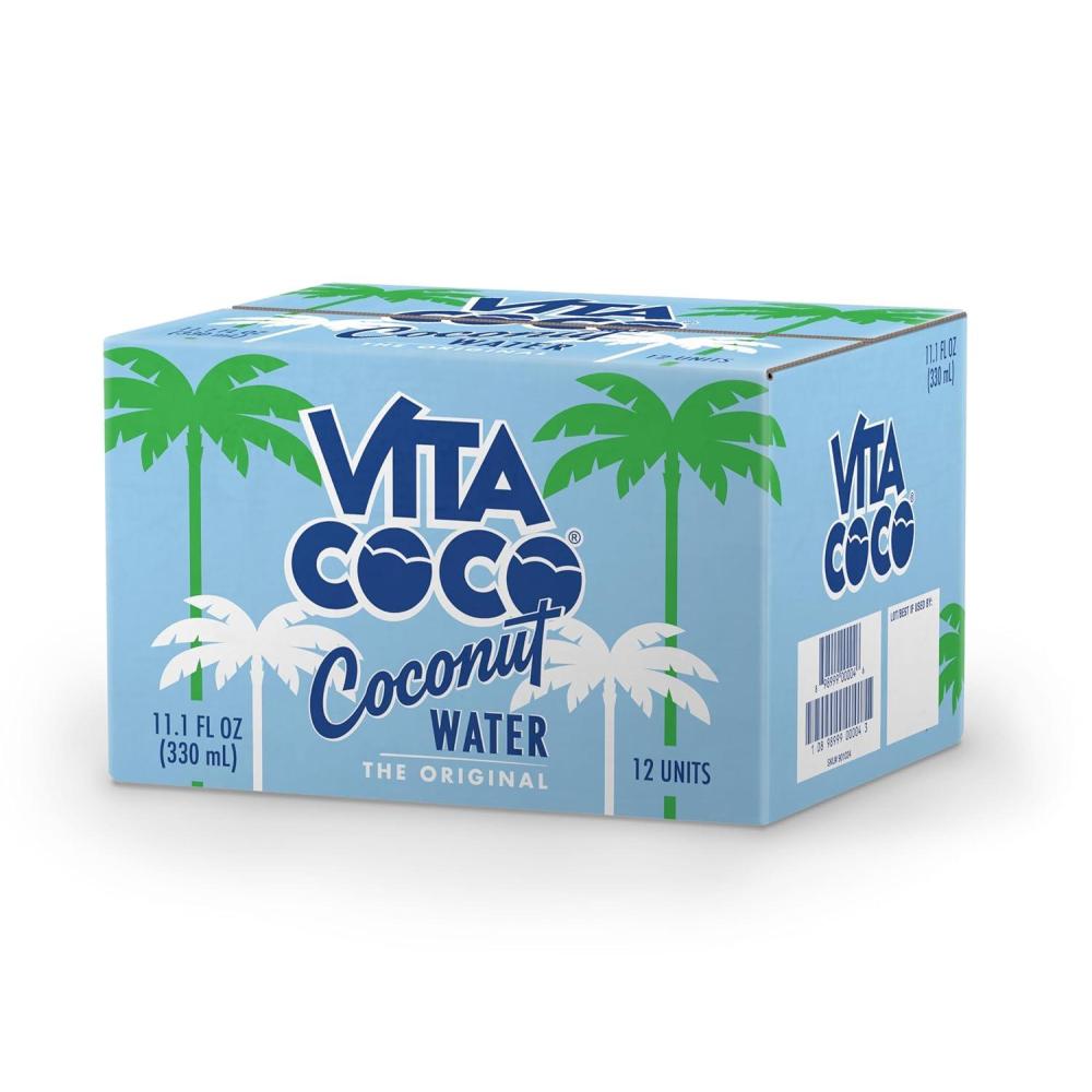 image:imageVita Coco Coconut Water Pure Naturally Hydrating Electrolyte Drink Smart Alternative to Coffee Soda and Sports Drinks Gluten Free 111 Ounce Fridge Pack of 12