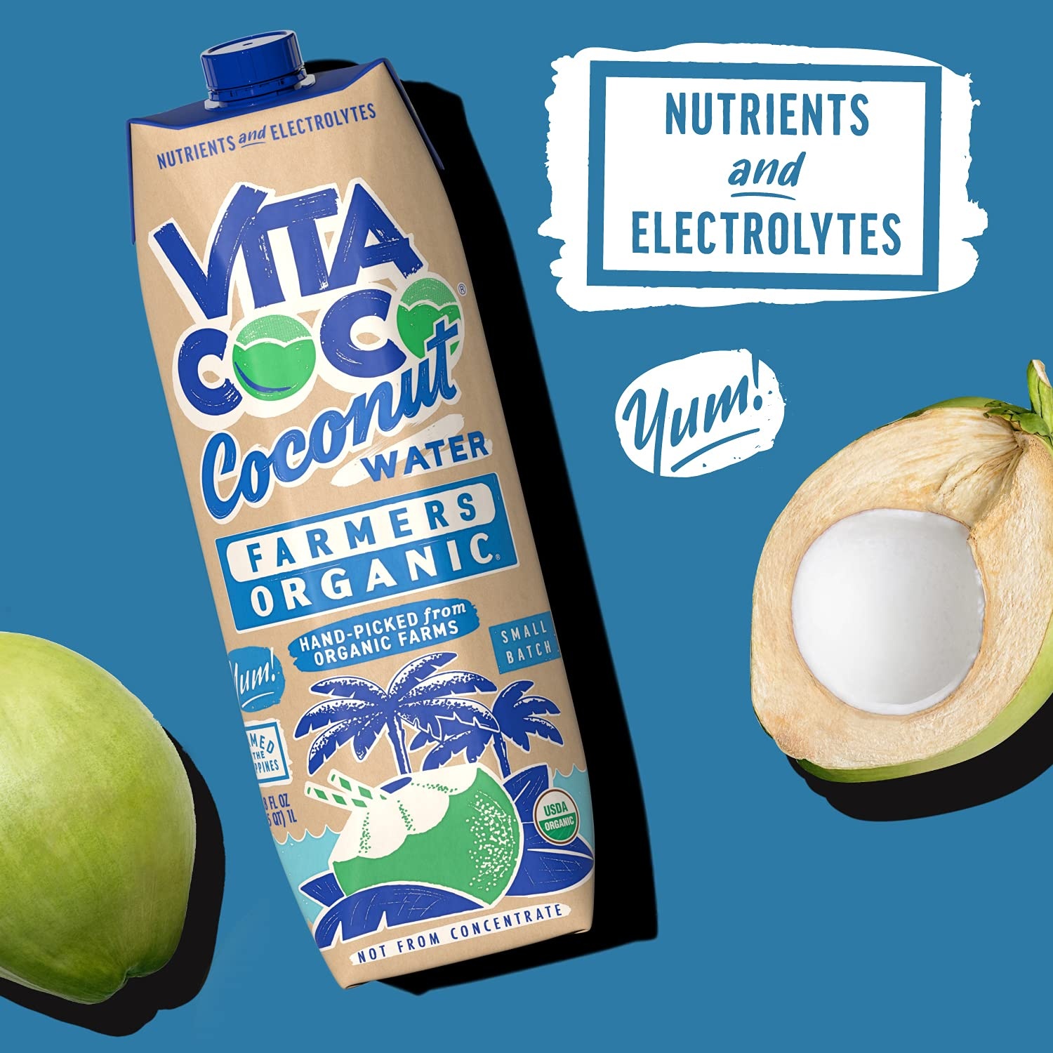 image:imageVita Coco Farmers Organic Coconut Water 338 Fl OzCoconut